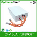 Rechargeable 24V 60ah Lithium LiFePO4 Battery Pack for Golf Car